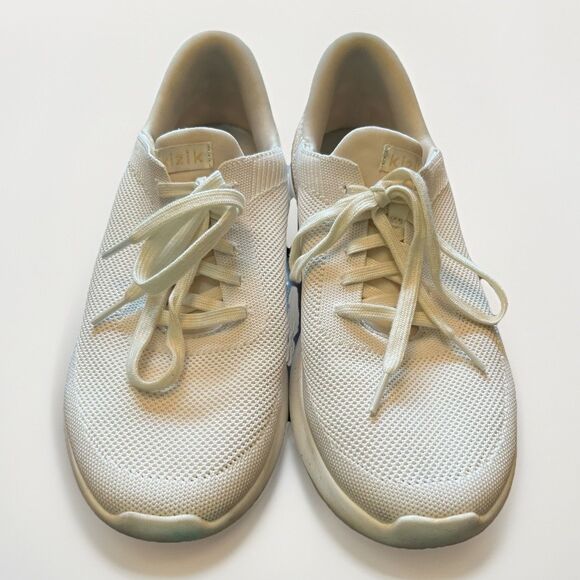 Kizik Shoes - Kizik Athens Womens Size 11 White Cream Athletic Running Walking Shoes Sneakers